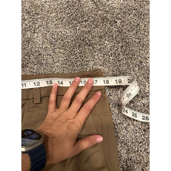 Lululemon Men’s Brown ABC Commission Shorts Size 34 9” - Picture 3 of 4